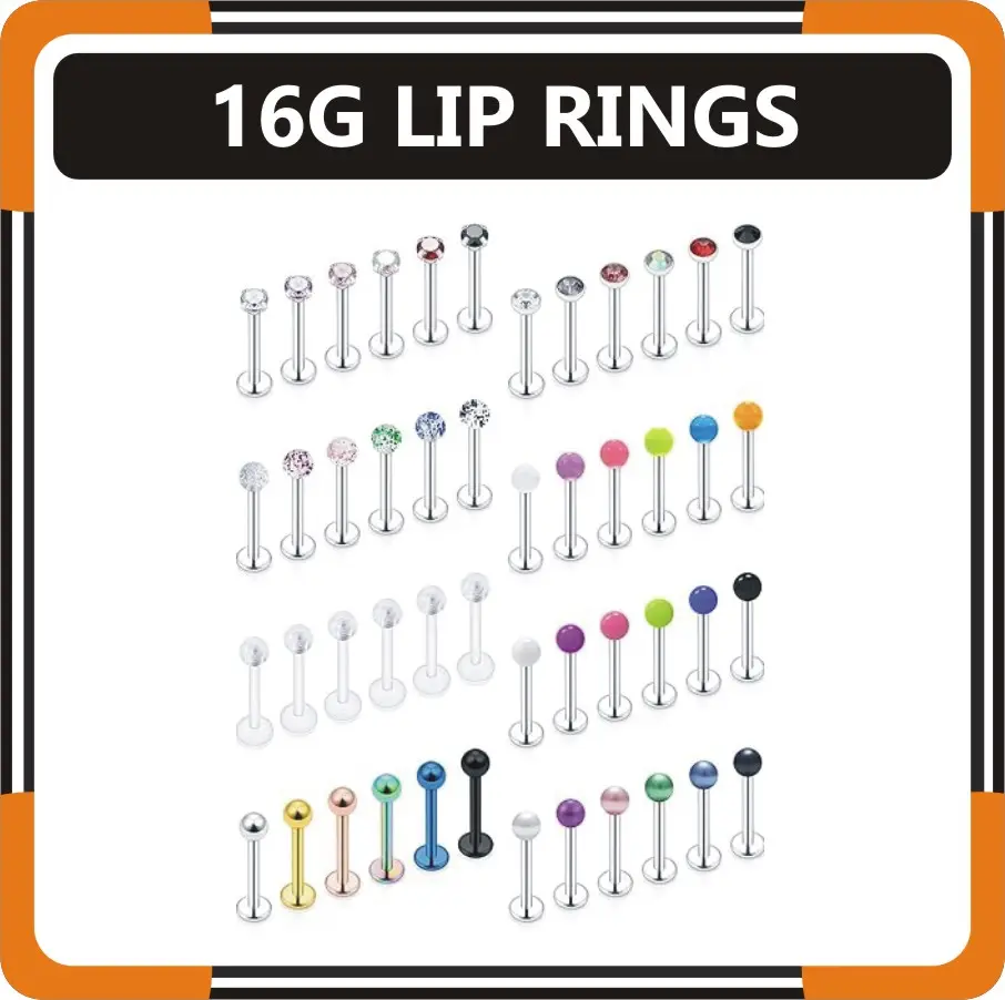 16g Lip Rings For Women in USA