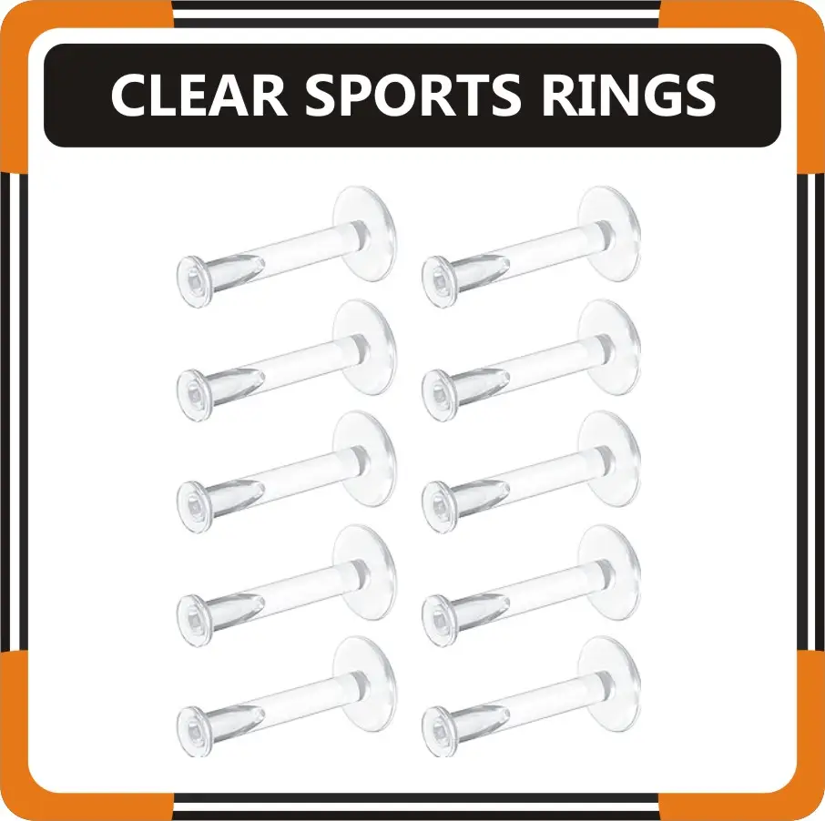 Clear Sports Lip Rings For Women in USA