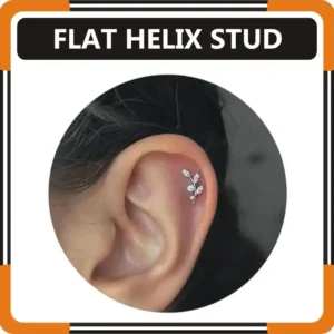 Flat Helix Piercing Stud For Women in United States