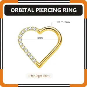 Orbital Piercing Ring For Women in USA
